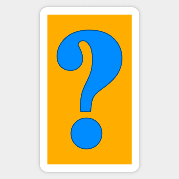 Question Mark Sticker by SeattleDesignCompany